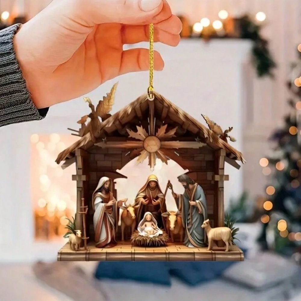 Birth of Jesus Hanging Ornament